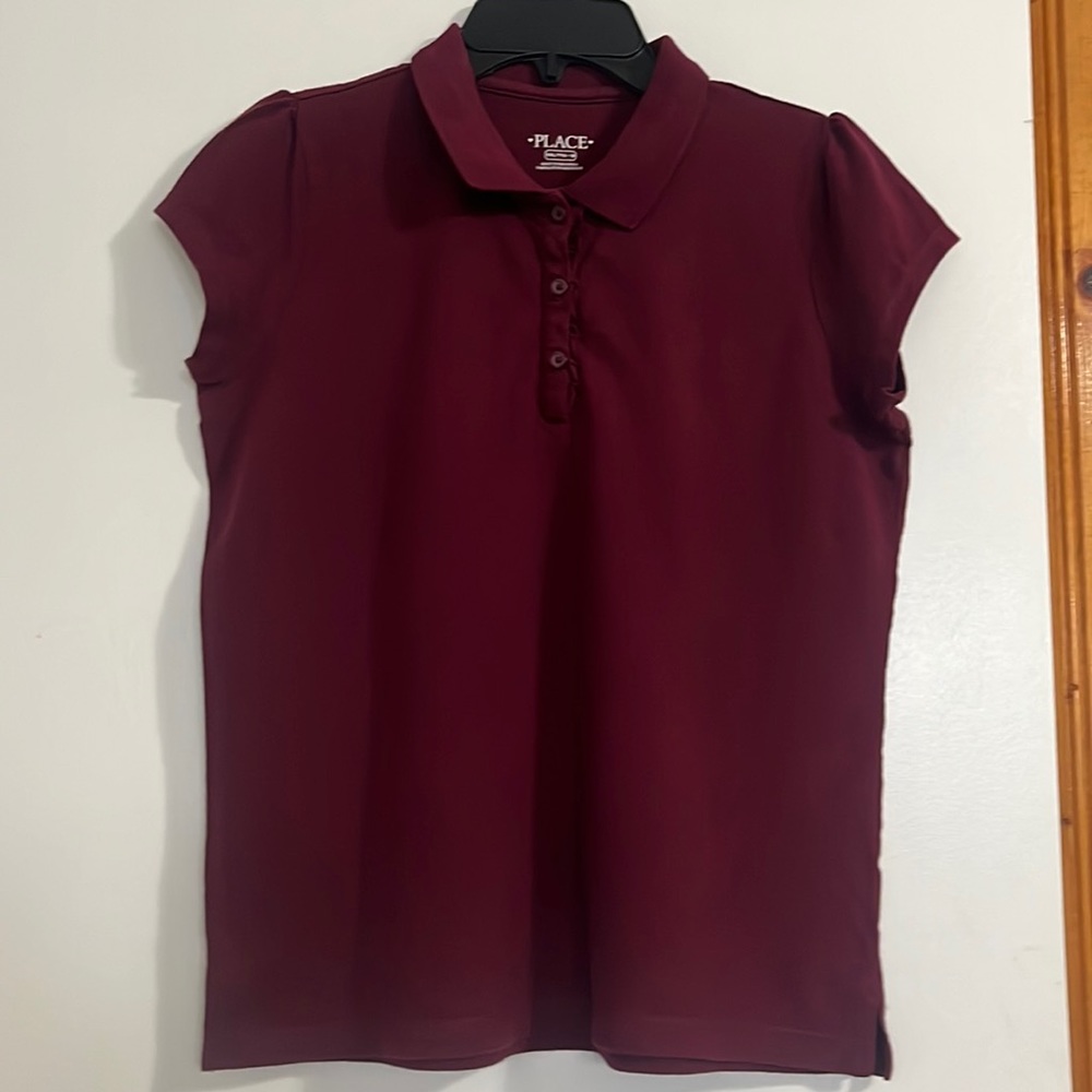 Set of 4 Girl’s School Uniform short sleeve Polo Shirts - The Children’s Place